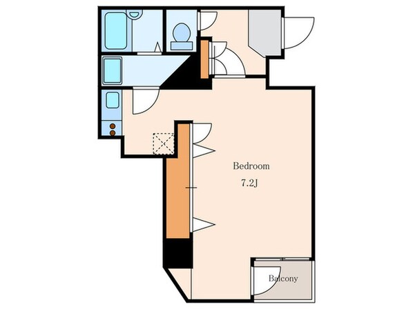 フォレシティ六本木（８０１）の物件間取画像